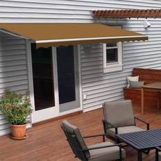 Patio Awnings Aleko 12 Manual Patio Retractable Awning