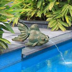 Fountains & Garden Ponds on sale Design Toscano Butterfly Koi Piped Spitter