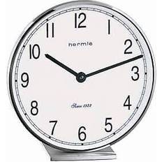 Crystal Table Clocks Hermle 23057-002100 Fremont Chrome Table Clock