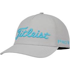 Titleist Caps Titleist Men's Tour Stretch Tech Hat - Gray/Maui Blue