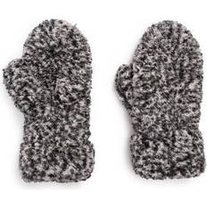 Muk Luks Women's Frosted Sherpa Mittens - Black