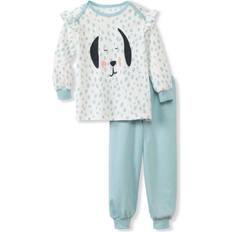 Calida Dalmatian Pyjamas Set Stratosforblå