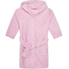 110/116 Morgenmäntel Playshoes Fleece-Bademantel uni rosa