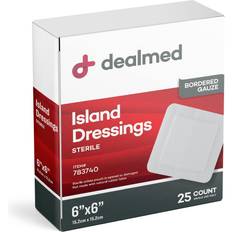 First Aid Dealmed 783740 island dressings 6"x6" sterile