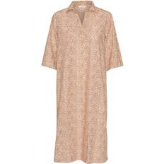 Basic Apparel Kjoler Basic Apparel Kjole Hazel Pink/Orange/Brown/Sand