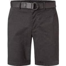 Calvin Klein Organic Trousers & Shorts Calvin Klein Schmal Geschnittene Shorts - Schwarz