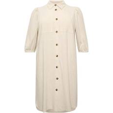 KCliloa Shirt Dress - Light Sand Linen