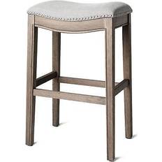 Furniture Maven Lane Adrien 31"H Seat Nailhead Trim Bar Stool