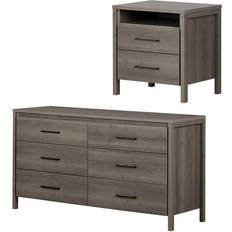 Chest of Drawers South Shore Gravity 6 Double Chest of Drawer