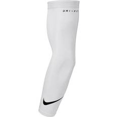 NIKE Men Arm & Leg Warmers NIKE Men's Dri-Fit Solar Sleeve - White/Black