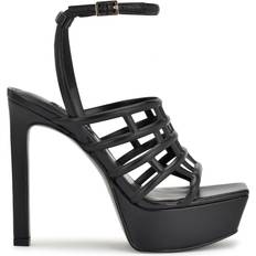 Nine West Kelinda Ankle Strap Platform Sandals Black