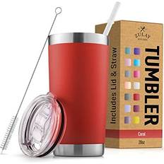 20oz Stainless Steel Tumbler With Lid