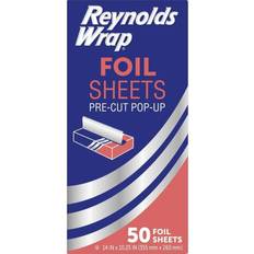 Reynolds Wrappers 50 Pre-Cut Pop Up Aluminium Foil 50