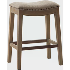 Linen Bar Stools Madison Park Westly Saddle Bar Stool 69.5cm