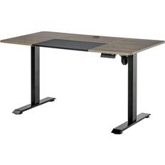 Wood Writing Desks Vinsetto Height Adjustable Standing Writing Desk 70x140cm