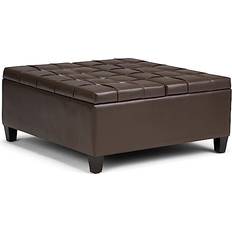 Leder Couchtische Simpli Home Harrison Couchtisch 91.4x91.4cm