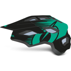 Turquoise Casques de vélo O'Neal Matrix Split S23, casque de vélo couleur: Noir/Turquoise taille: