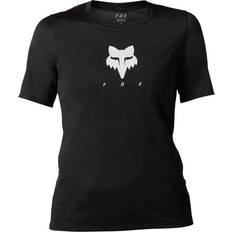 Fox Dam T-shirts Fox Ranger TruDri SS T-shirt Dam svart 2023 DH & FR-tröjor