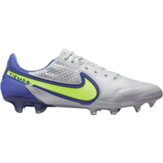 Nike Tiempo Legend 9 Elite FG - Grey Fog/Sapphire/Volt