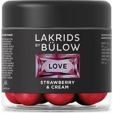 Lakrids by Bülow Love Strawberries & Cream White Chocolate Coated Liquorice 125g 4.4oz