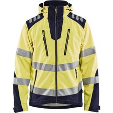 Blåkläder Arbeidsklær Blåkläder Softshelljakke - Hi-Vis Gul/Marineblå