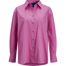 JJXX Jamie Relaxed Poplin Shirt - Purple/Super Pink