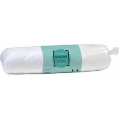 Polyester Oreillers BigBuy Home Traversin Microfibre 90 cm - Blanc Coussin de Décoration Complet