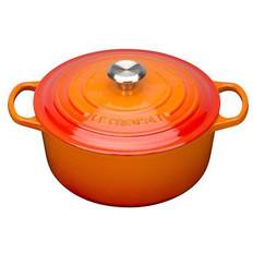 Glaskeramik-Kochfeld Sonstige Töpfe Le Creuset Volcanic Signature Cast Iron med lock 5.3 L 26 cm