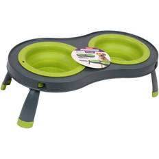 Dexas Popware Double Elevated Dog Feeder