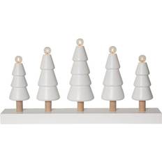Star Trading Forest White Adventsljusstake 46cm