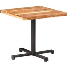 Legno Tavoli da pranzo vidaXL Tavolino Bistrot Quadrato 80x80x75 cm Massello di Acacia Tavolo da pranzo