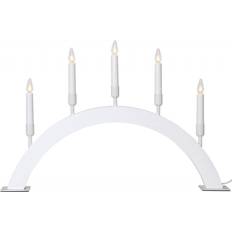 Star Trading Vind Båge Advent Candlestick White Candle Bridge