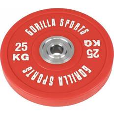 25kg vægt Gorilla Sports Bumper Plates 25kg