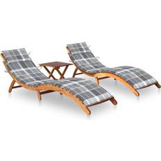Utemöbler vidaXL Solsängar 2