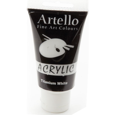 Hvid Akrylmaling Artello Acrylic Paint Titanium White 75ml