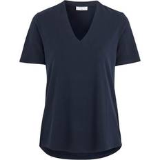 Freequent Tøj Freequent Short Sleeve Blouse - Blue