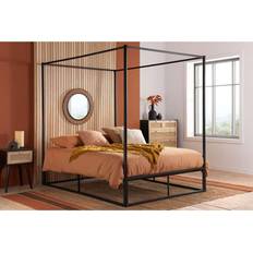 Metal Bed Frames Birlea Farringdon Small 4 Poster Bed 123.3x198.6cm