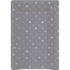 Babycalin Fasciatoio Luxury Star Grigio Scuro 50 x 70 cm Con tabella delle altezze stampata