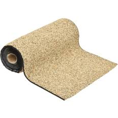 Beige Selvklebende dekorasjoner vidaXL Stenfolie 250x40 naturligt sand Dekorativ plast