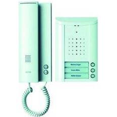 Ritto Dørtelefon Med Ledning Komplet Sæt 1841370 3-Familiehus Hvid