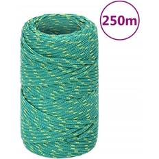 Blocs Bateau vidaXL Boat Rope Green 2 mm 250 m Polypropylene