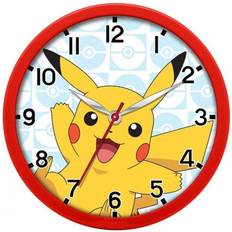 Gul Vægure Accutime Pikachu Red/Yellow Vægur 25cm