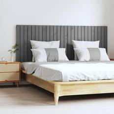 vidaXL 166x3x60 massivt fyrretræ Sengegavl