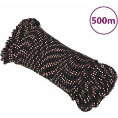 Boating vidaXL Boat Rope Black 3 mm 500 m Polypropylene