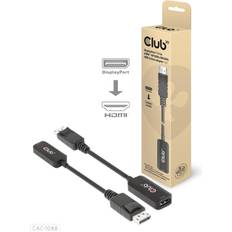 Club 3D Adaptador Activo DisplayPort 1.4 HDMI 4K120Hz/8K60Hz HDR M/H