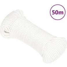 Boating vidaXL Boat Rope Full White 4 mm 50 m Polypropylene