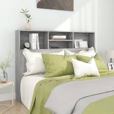 Camas y Colchones vidaXL Mueble Gris Sonoma 140x19x103.5 cm Cabecero