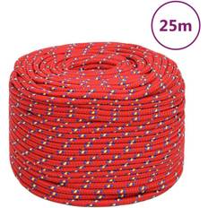 Bootszubehör vidaXL Boat Rope Red 6 mm 25 m Polypropylene