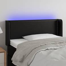 Lits et Matelas vidaXL À LED Meuble de Chambre 83x16x78/88 cm Similicuir Tête de lit