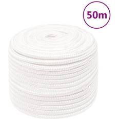 Nautica vidaXL Corda per barca Completamente Bianca 12 mm 50 m in Polipropilene Bianco